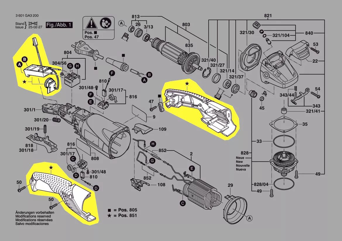 Variateur de vitesse réf. 1 607 000 E54 Bosch